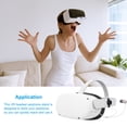 thumbnail image 3 of Bearachild 2 uds auriculares VR auriculares suaves soporte de almacenamiento accesorios de realidad Virtual suministros de juego reemplazo para Quest Type3 NO3, 3 of 6