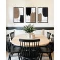 thumbnail image 2 of SHENIFY Neutral Abstract Wall Art 16x24in3pcs Black Framed Beige Mid Century Textured Wall Decor Minimalist Line Modern Illustrations Art Print Home, 2 of 7
