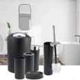 thumbnail image 3 of 2023 6x 6 Piece Bathroom Accessory Set, Toilet Brush, Waste Bin, Soap Dish, Tooth Brush Holder Soap Dispenser, Rinse Cup[hhhhs], 3 of 5