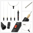 thumbnail image 3 of moobody 24W Handheld Electric Foam Cutter Kit with 5 Straight Tips & 1 Arch Adjustable Temperature Portable Foam Cutting Pen Hot Wire Cutter Styrofoam Cutting Tool Engraver, 3 of 7