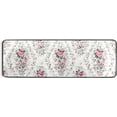 thumbnail image 6 of Dreamtimes Floral Roses Spring Hallway Runner Rug 2'x6' Kitchen Rug with Rubber Backing Pink Flower Non Slip Entryway Rug Runner Washable Soft Area Rug for Hallway Bedroom Kitchen Decor, 6 of 6