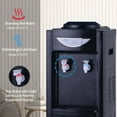 thumbnail image 3 of LUVCMFT Top Loading Hot and Cold Water Dispenser - Water Cooler for 3&5 Gallon Bottles, Child Safety Lock- Water Machine Perfect for Home, Office, Black, 3 of 8