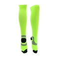 thumbnail image 1 of Calcetines de ciclismo Unique Bargains, anti-fricción, para exteriores, color verde, tamaño L, neutros y universales, 1 par, diseño a rayas, 1 of 6