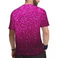 thumbnail image 3 of Metallic Glitter Print Running T Shirt Ombre Sparkles Fashion T Shirts Men Aesthetic Tshi, 3 of 4