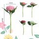 thumbnail image 4 of 5 uds planta de simulación flor rama corta pequeña hortensia suministros creativos DIY accesorios de arreglo floral plantas verdes artificiales, 4 of 5
