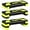 Yellow + Black, variant on SONGMY 30'' Aerobics Stepper Workout Step Platform with 4" - 6" - 8" Adjustable Risers, Fitness Exercise Workout Trainer,Non-Slip Step Platform for Cardio, Core, Strength Training,Home Gym