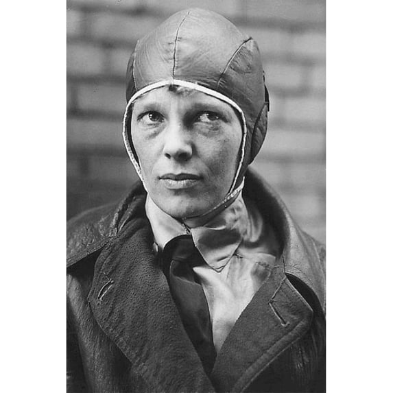 24x36 gallery poster, Amelia Earhart prior to her transatlantic crossing of June 17, 1928