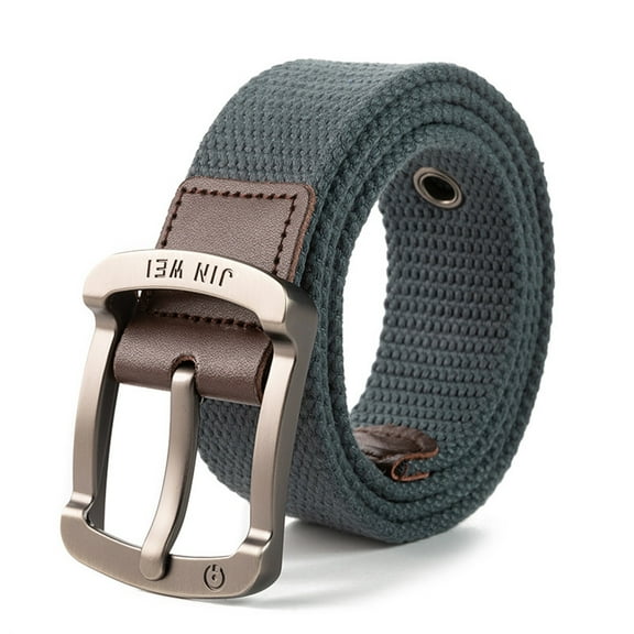 Gephdiin Belts for Women Western Belts for Woman Mens Adult Unisex Canvas Quick Release Buckle Outer Belt Men'S Outdoor Training Belt Tactical Belt Mens Belts Leather Dark Gray S