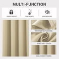 thumbnail image 4 of Cortinas Blackout Térmicas Joydeco 132x183 cm Beige, 4 of 8