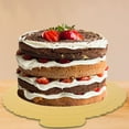 thumbnail image 3 of Mobutofu 10Pcs Cake Display Boards Golden Color Versatile Dessert Tray for Party Use, 3 of 4
