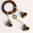 thumbnail image 6 of Gmogad Rattan Hoop Wall Hanging Decor - Boho Door Handle Prayer Ring with Bells - Spiritual Home Blessing Ornament for Bedroom Entryway, 6 of 6