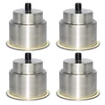 thumbnail image 1 of Yuanhe 4 Pcs Porte-Gobelet en Acier Inoxydable avec Drain pour Bateau Marin RV Véhicule Récréatif, 1 of 4