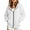 White, variant on YUANxueke Boys & Girls Detachable Sleeve Sweatshirt Casual Fall Winter Warm Hoodie Jacket,Black,5 Years