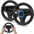 thumbnail image 1 of * Volante para Wii (negro), volante de carreras, joystick para Wii Wheel, juegos de carreras de Wii, 1 of 5