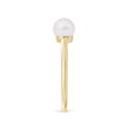 thumbnail image 3 of Angara Classic Japanese Akoya Cultured Pearl Solitaire Ring in 14K Yellow Gold for Women | June Birthstone Jewelry for Her, 3 of 7