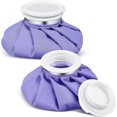 thumbnail image 1 of Reusable Hot and Cold Ice Bag for Injuries Pain Relief 5.5 inch Purple 2 Pack, 1 of 5