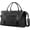 02 Dark Black, variant on Kwuty TOPBAG Travel Duffle Bag, Waterproof Weekender Carry On Tote Bags for Women, Sport Gym Bag for Men, Hospital Bag for Labor and Delivery, Overnight Luggage Bag with Trolley Sleeve Coral Pink