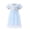 dress 152#Blue, variant on WAYUTE Girls Dress Sundress Summer Sleeve Floral Embroidery Party Gown for Toddler Baby Formal Vacation Casual Dailywear