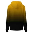 thumbnail image 6 of Timoontee Savings Fashion Ombre Tie Dye Hoodies for Teen Girls, Womens Casual Long Sleeve Hooded Pullover Gradient Baggy Sweatshirts Yellow 12, 6 of 7