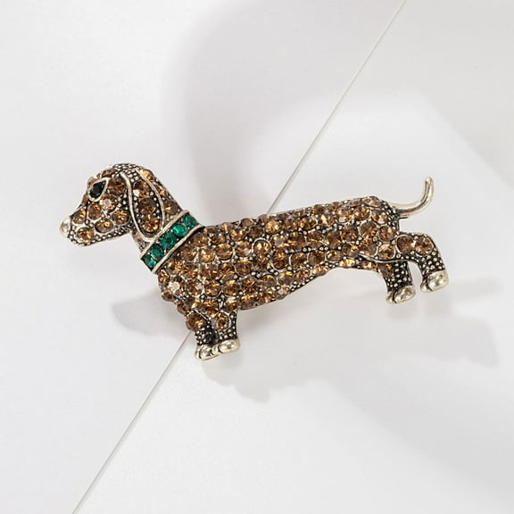Wentin Reduced Brooch Vintage High End Brooch Fashion Personality Dog Brooch Animal Brooch