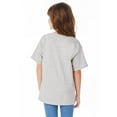 thumbnail image 2 of Hanes Boy`s 5.2 oz COMFORTSOFT HEAVYWEIGHT T-Shirt, M, Light Steel, 2 of 3