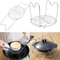 thumbnail image 1 of LOVEVER Accessories for Instant Pot Pressure Cooker Accessories with with Steamer Basket Removable Divider Egg Steamer Rack Steamer Rack Trivet with Handle Cooker Trivet Dish Clip, 1 of 8
