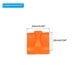 thumbnail image 2 of Uxcell Cuchilla de Repuesto para Cortadora de Papel, 5 Piezas de Cuchilla de Recambio Oculta con Caja, Naranja, 2 of 5
