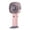 Pink, variant on Mint Green Usb Handheld Fan Rechargeable 6.7 Inch Portable Desktop With Stand Three Wind Levels Silent For Home Office Outdoor Built In Battery Usb C Charging Low Noise