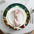 thumbnail image 4 of Virelaxpo Christmas Placemat with Heat Insulation for Table Protection, 15x15 Inches, Ideal for Kitchen Dining Room Party Decoration, 4 of 6