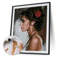 thumbnail image 3 of Cuadros Decorativos Chica pintura al óleo por números Kit DIY pintura acrílica sobre lienzo sin marco (B1851) Likrtyny embutido en tela, 3 of 9