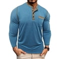 thumbnail image 1 of Men's T-Shirt, Solid Color Round Neck Casual Top, Soft Polyester Fabric for Daily Comfort and Versatile Wear, 1 of 6