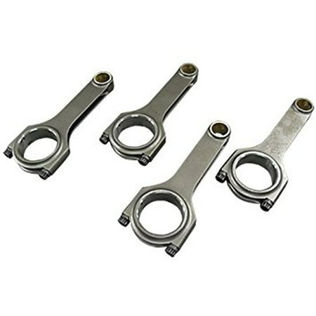 H-Beam Connecting Rods + Bolts For 92-01 HONDA H22 DOHC Prelude 2.2L , 4 pcs ,