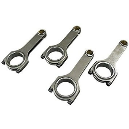 - H-Beam Connecting Rods + Bolts For 92-01 HONDA H22 DOHC Prelude 2.2L , 4 pcs , 5.630