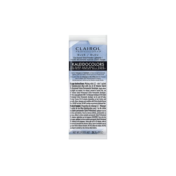 Clairol Professional Kaleidocolor Tonal Powder Lightener, Blue, 1Oz, 2 Pack