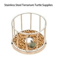 thumbnail image 2 of kurtrusly Mangeoire pour Tortue Plat Distributeur de Nourriture Bassin Plateau Fournitures pour Tortue, 2 of 6