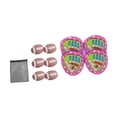 thumbnail image 3 of Juego de lanzar y atrapar pelotas para niños, juego de ocio para patio trasero exterior morado con rugby, 3 of 9