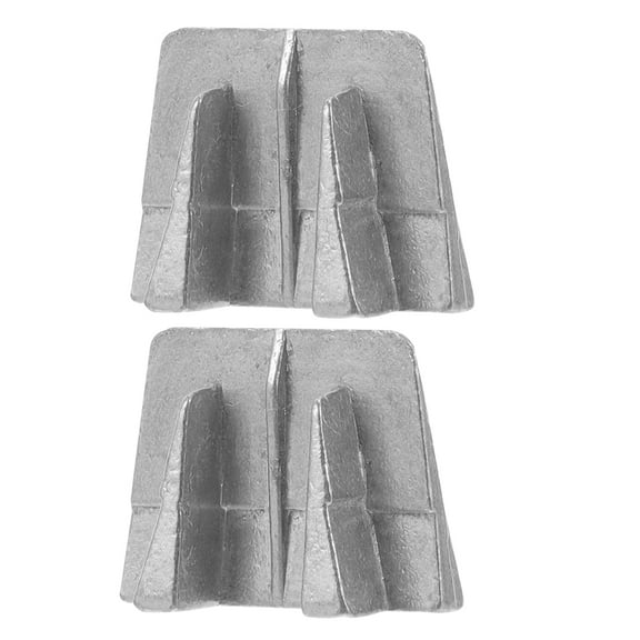 Hemoton 2pcs Metal Wedges For Axe And Hammer Handle Repair Practical Installation Accessories For Secure Handle Fixing Cast Metal Wedge Replacement Wedges