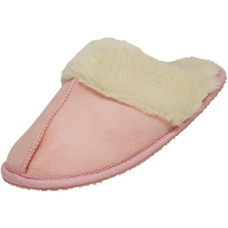 

NORTY Womens Clogs Adult Female Plush Mules Slide Slippers Pink M