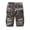 Gray, variant on Men's Camouflage Cargo Shorts Multi Pocket Drawstring Elastic Waist Relaxed Fit Comfortable Breathable Summer Shorts Durable Workwear