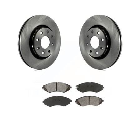 Transit Auto Front Disc Brake Rotors and Semi-Metallic Pads Kit for Car Chevrolet Aveo Pontiac Aveo5 Wave Spark G3 Suzuki Swift+ EV Daewoo Lanos Wave5 K8S-100043