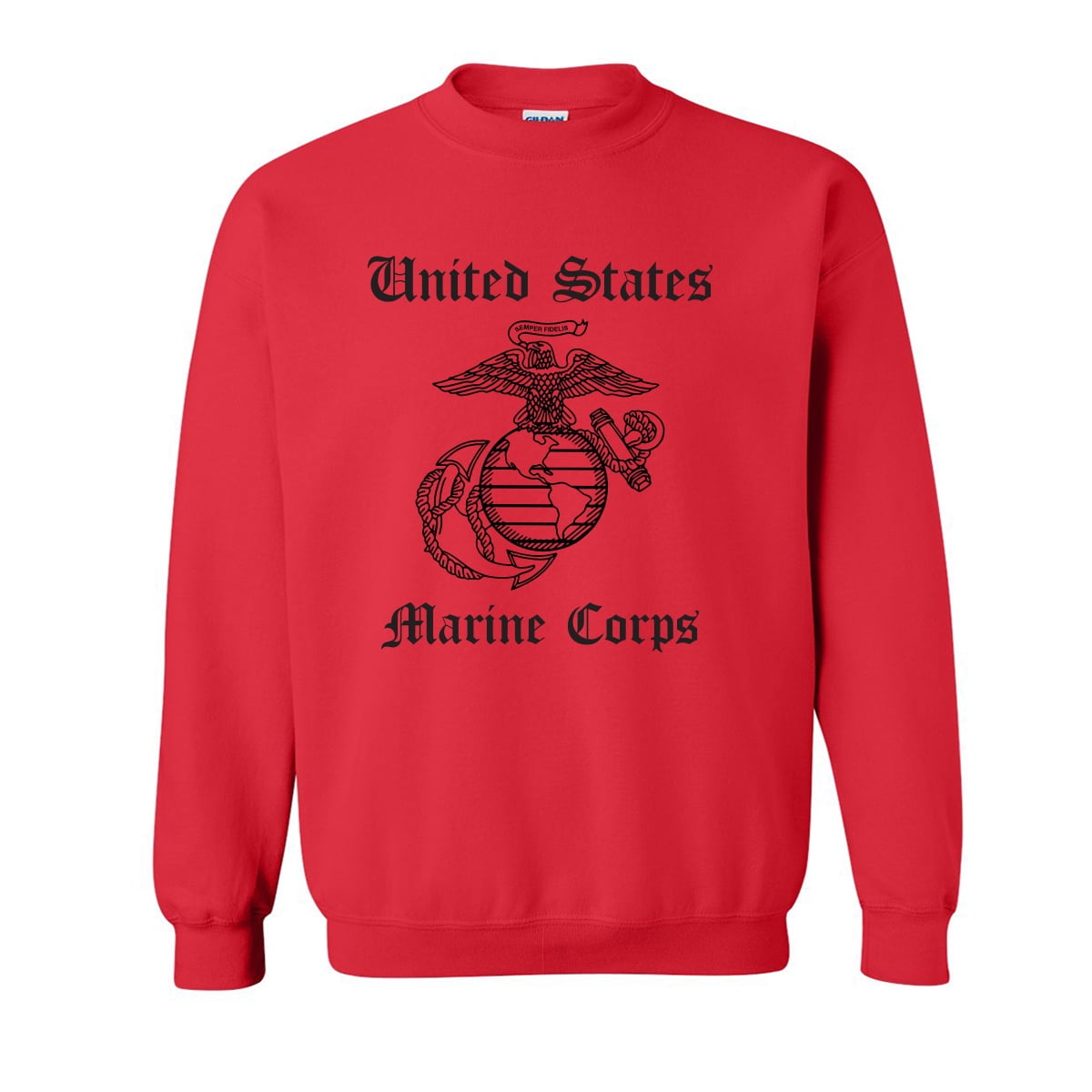USMC Eagle Globe Anchor Crewneck Sweatshirt 