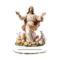 thumbnail image 2 of HUASHENG Stereoscopic Easter Bunny Acrylic Desktop Tabletop Decorative Holiday Ornament, 2 of 5