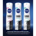 thumbnail image 4 of NIVEA Black & White Invisible White Blossom 48H Anti-Perspirant Protection Dry Spray, 150 mL, 4 of 5