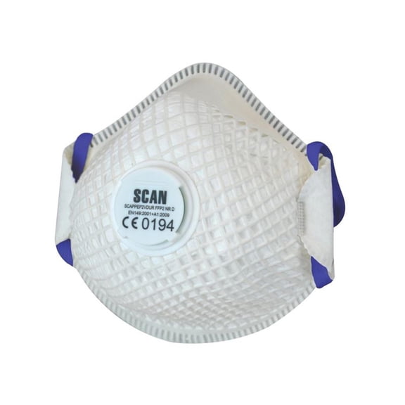 Scan - Moulded Duranet Disposable Mask FFP2 (Pack of 2)
