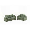 thumbnail image 2 of Modern Simple Corduroy 2-Piece Sofa Set 77"x34"x35H for Living Room with Pillows, 2 of 10