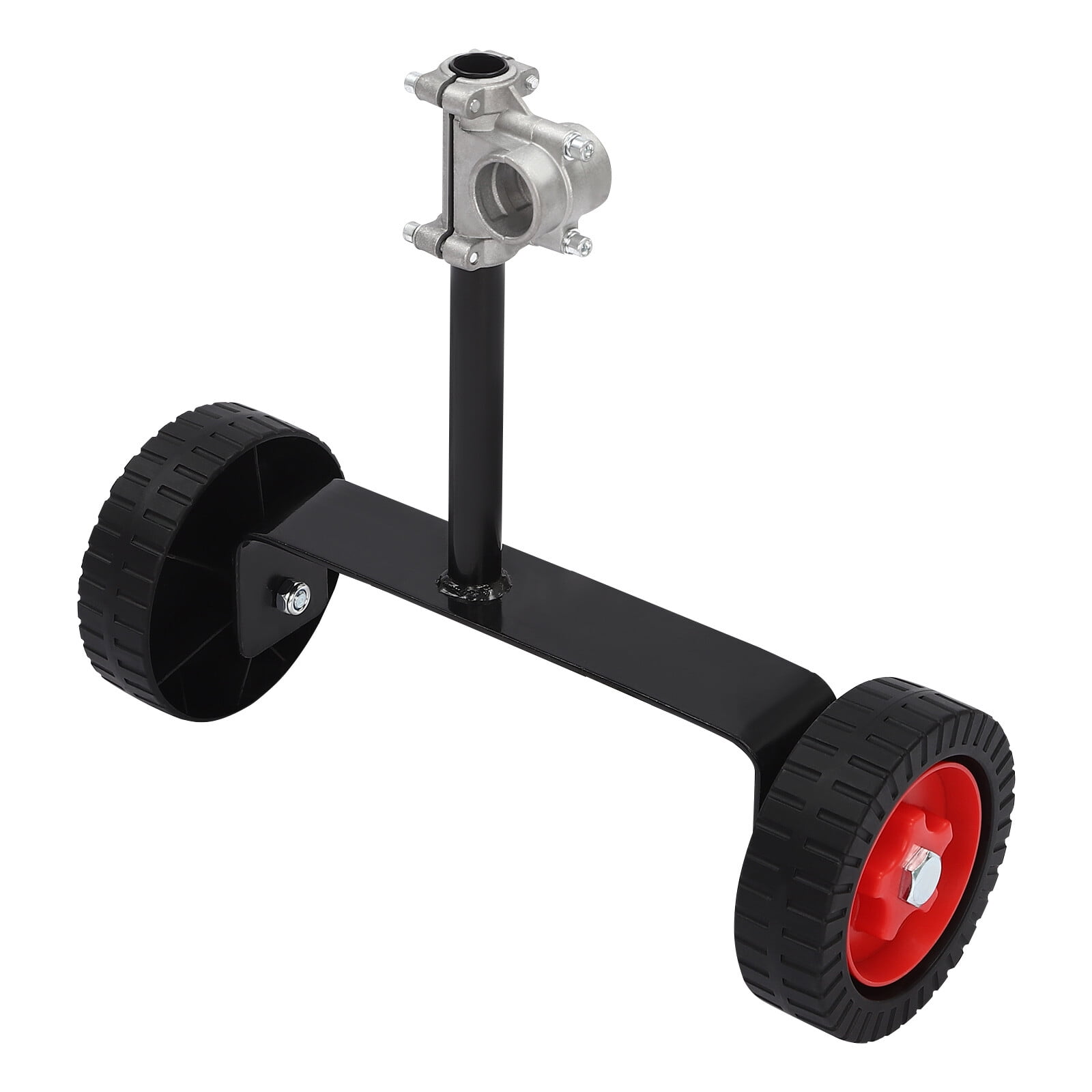 ToppiJoy Universal Adjustable Support Wheel, Adjustable String Trimmer Support Wheel Walk Behind Auxiliary Attachment for Weed Trimmer Gas String Trimmer Petrol/Electric Brushcutter Strimmer