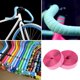 thumbnail image 1 of Bicicleta 2 uds cinta de manillar de corcho para deportes de bicicleta de carretera + enchufe de 2 barras rosa, 1 of 6