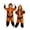 Orange-d, variant on Halloween Costumes for Girls Boys Long Sleeve Zip Up Jumpsuit Romper Halloween Clothes for Unisex