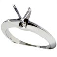 thumbnail image 3 of Pompeii Knife Edge Solitaire Engagement Ring Setting Mount 14K (,), 3 of 3