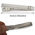 thumbnail image 3 of 50 Pcs Alligator Clips Metal Silver Hair Clips with Teeth for Bows DIY Accessory Alligator Clip(6CM2.2inches), 3 of 3